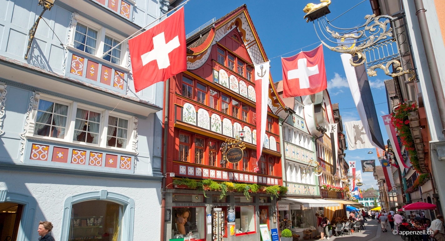 Dorf Appenzell - OSTWIND – steigen Sie ein.